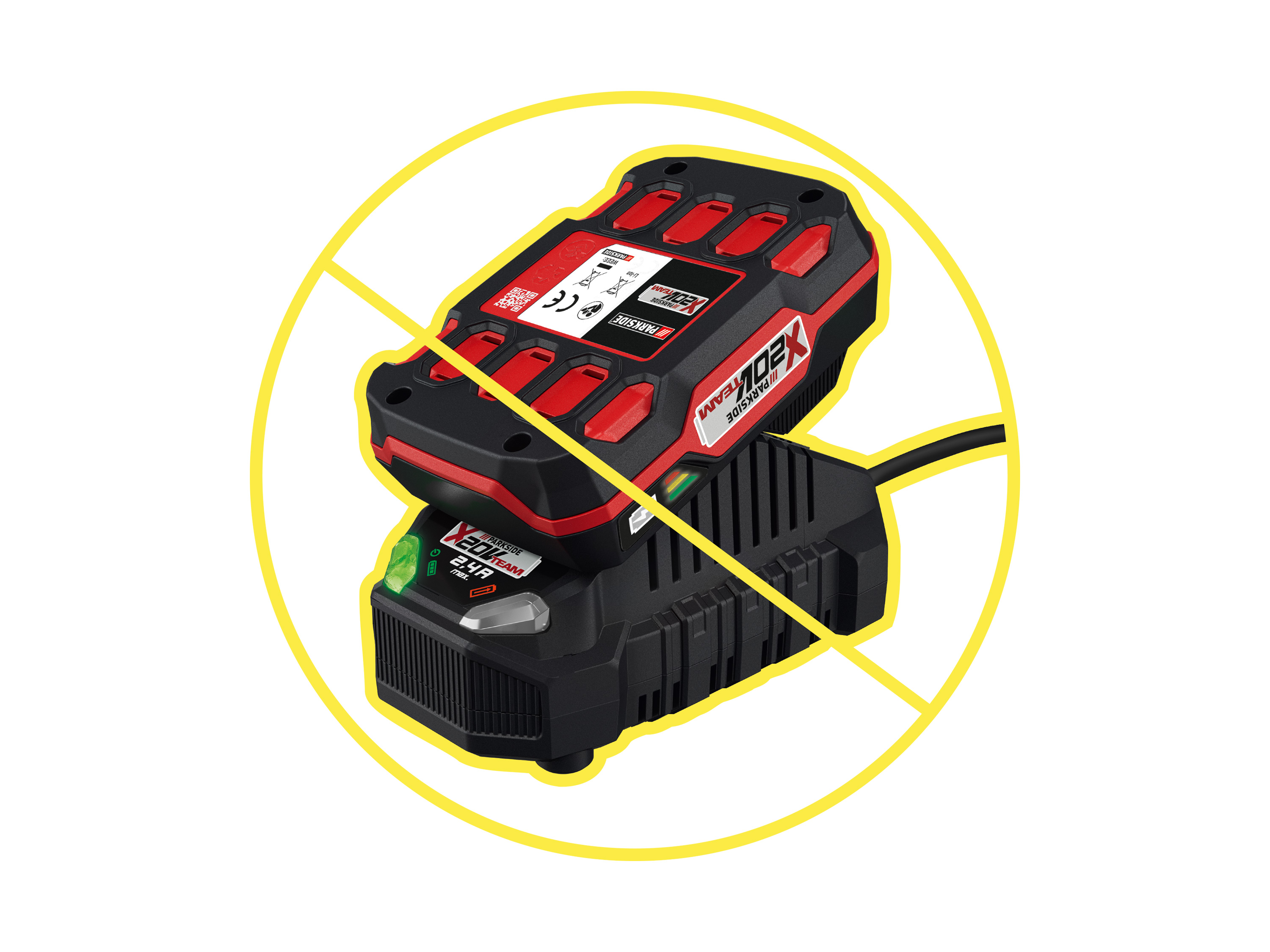 PARKSIDE® à bande sans fil PBFA 20 Li A1 20 V - vue 2