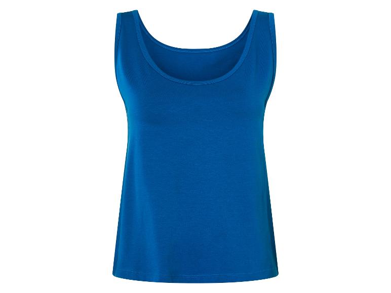 Débardeur bleu marine uni.
