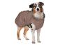 Berger australien en manteau pour chien marron avec patte réfléchissante.