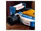 Voiture de course Lego Williams Renault avec pneus Goodyear et logos Canon.