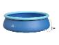 Piscine gonflable Crivit bleue avec filtre.