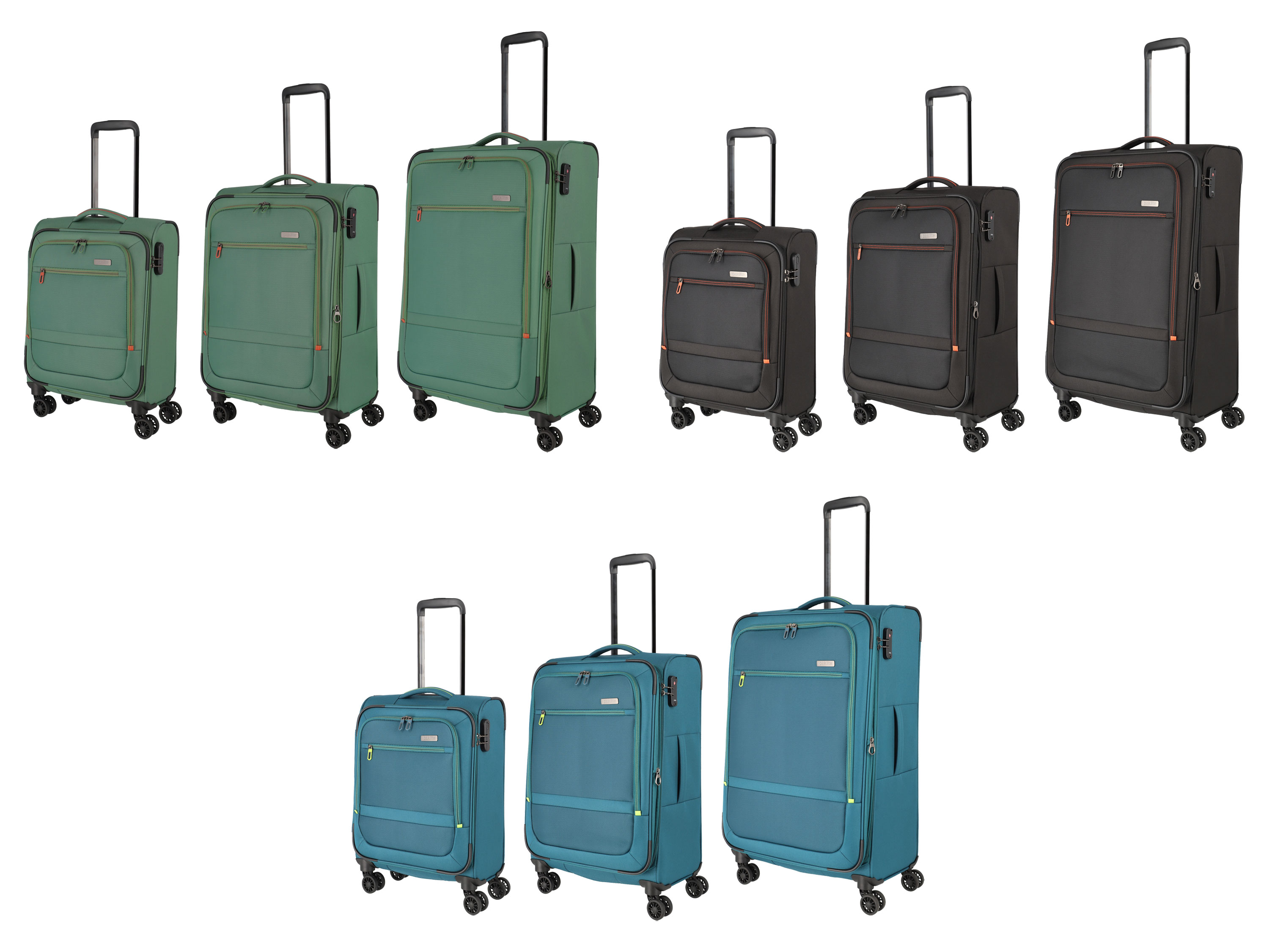 Paklite Set de valises à roulettes S,M,L