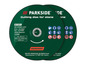 Deux disques de coupe Parkside verts pour la pierre.