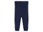 Leggings en tricot bleu marine pour bébés.