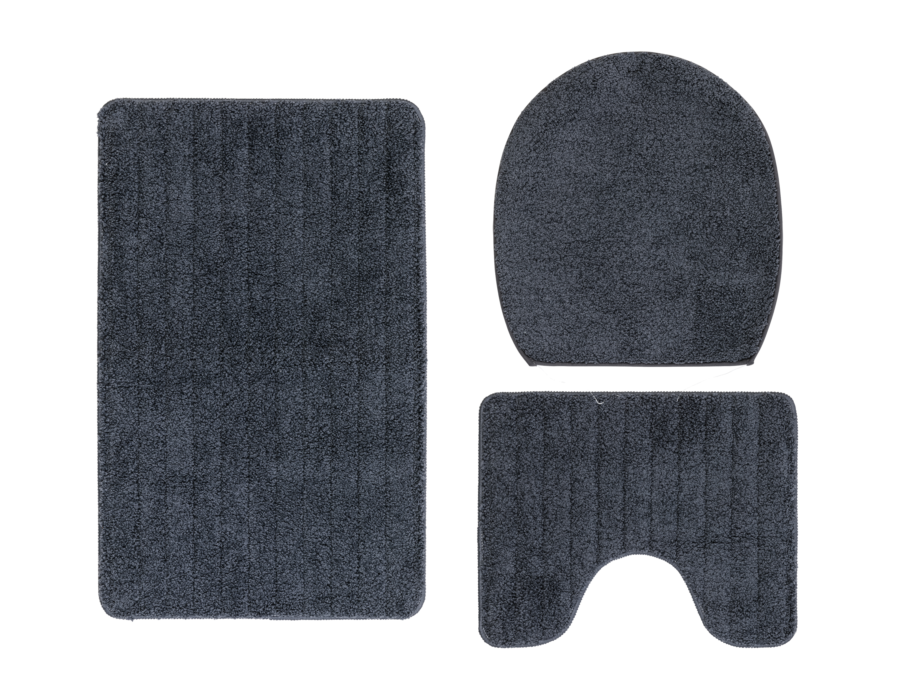 LIVARNO home Tapis de salle de bain (avec découpure, bleu)