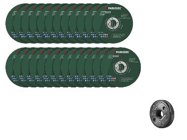 PARKSIDE® Disques à tronçonner les métaux ou Écrou de serrage rapide pour meuleuse d'angle