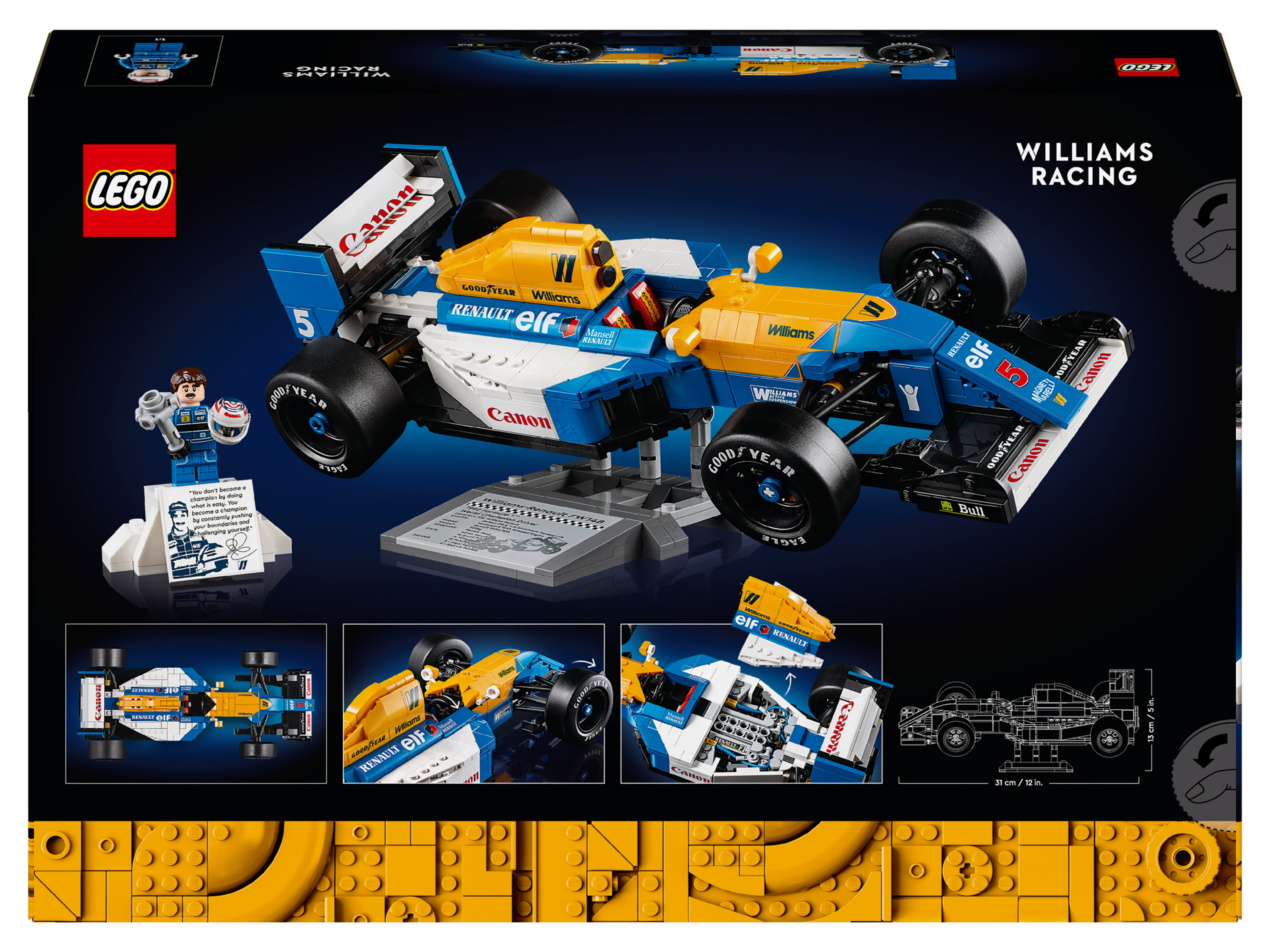 10353 LEGO® ICONS™ Course de course de la course de la course de la course de la course de la course de la course de la FW14B