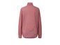 Une veste de pluie rose avec une poche au dos