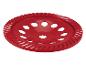 Disque à tronçonner rouge, outillage diamanté.