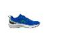 Chaussures de sport bleues, modèle de course à pied.
