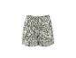 Shorts à motif feuilles et fleurs, taille élastique
