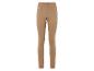 Pantalon beige avec des boutons dorés.