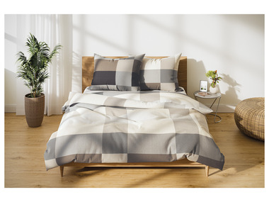 LIVARNO home Parure de lit en flanelle, 240 x 220 cm
