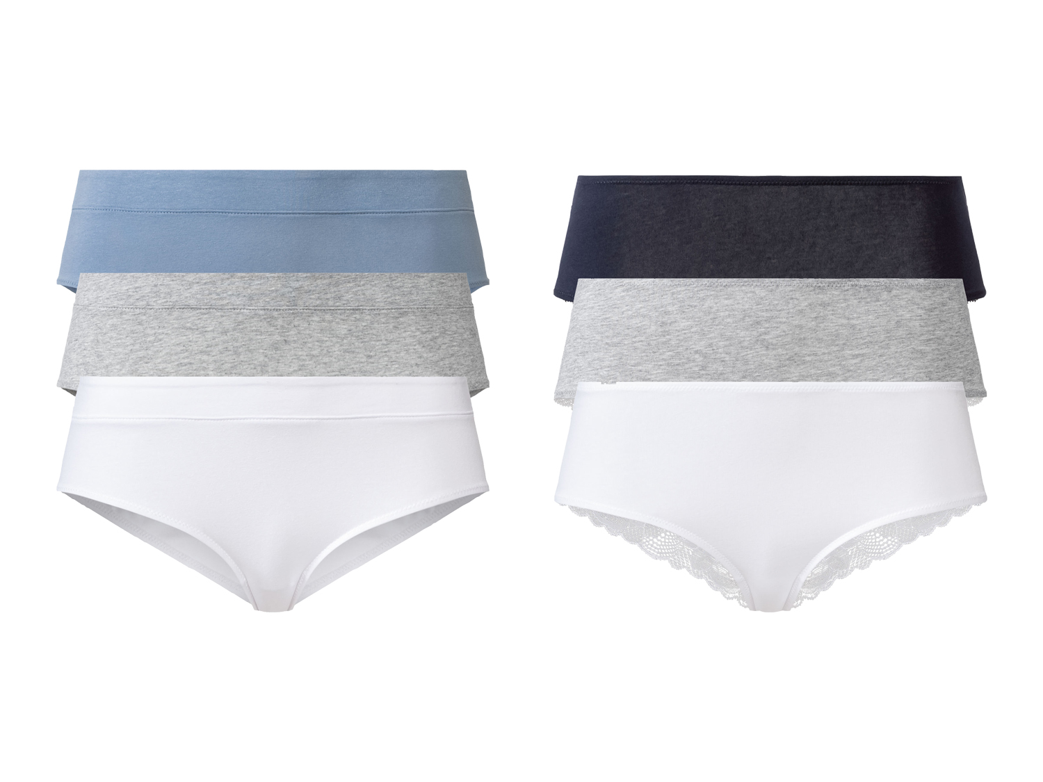 esmara® Lot de 3 hipsters de grossesse femme