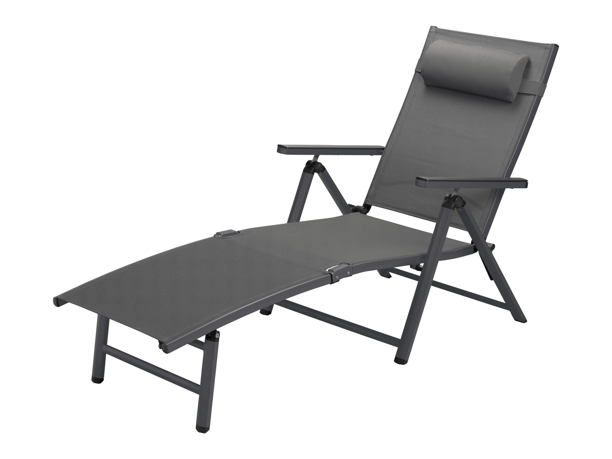 LIVARNO home Chaise longue en aluminium Houston, gris