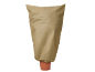 Housse de protection beige pour plantes en pot