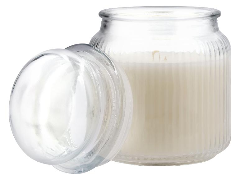 Bougie parfumée dans un bocal