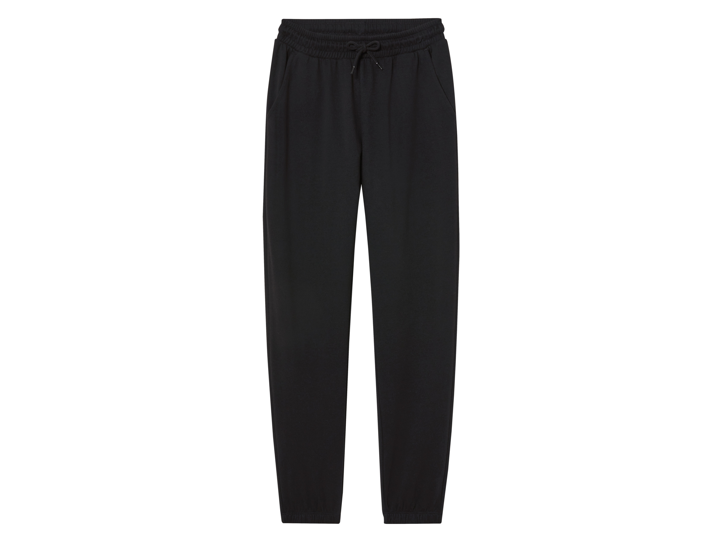 pepperts!® Pantalon molletonné fille (134/140, noir)