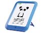 Tablette d'apprentissage bleue pour enfants avec une image de panda et le mot « panda » à écrire.