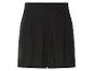 Shorts noirs à plis pour femme.