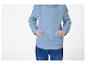 Un sweat-shirt à capuche bleu clair avec une poche sur le devant