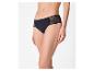 Culotte noire femme avec détails en dentelle sur les côtés.