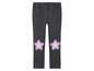 Pantalon gris avec des étoiles roses sur les genoux