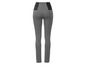 Leggings gris foncé avec une taille noire.