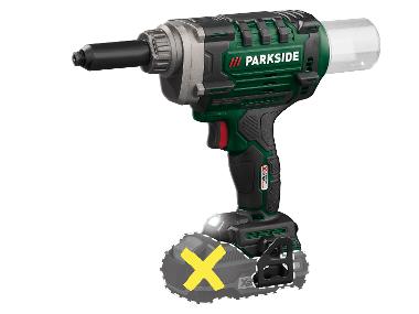 PARKSIDE® Riveteuse sans fil pour rivets aveugles PABNSG 20-Li A1, Ø 2,4-6,0 mm, 20 V