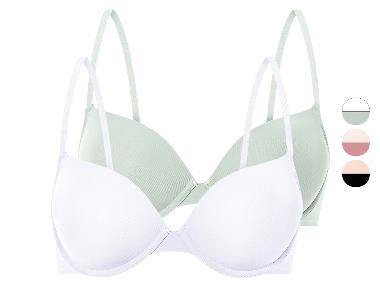 esmara® Lot de 2 soutiens-gorge à armatures femme