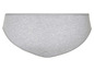 Une culotte en coton gris.
