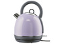 Bouilloire violette Silvercrest au design rétro.