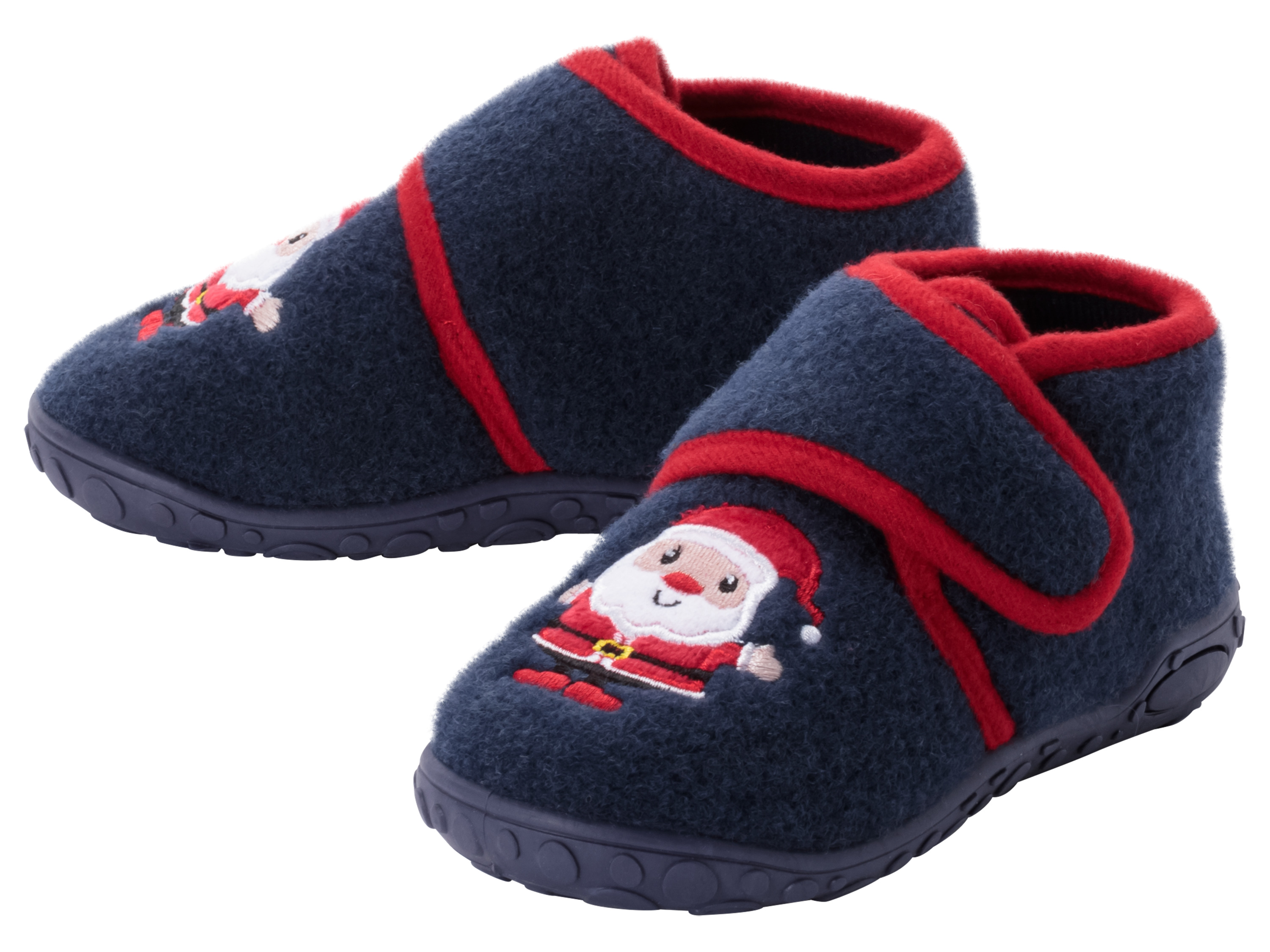 lupilu® Chaussons de Noël bébé (bleu foncé, 25)