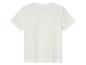 Dos d'un t-shirt blanc pour enfant.