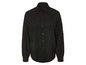 Une chemise noire à manches longues avec des boutons.