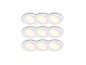 Spots encastrables LED BRILONER blancs, lot de 9.