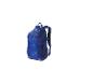 Un sac à dos bleu sur le thème du football de la Ligue des Champions.