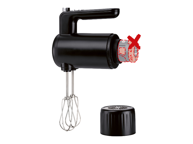 Mixeur plongeant sans fil SILVERCREST® KITCHEN TOOLS 12V avec 2 fouets et couvercle