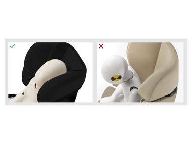 CYBEX Siège auto enfant Solution X-Fix, têtière réglable sur 3 positions, noir