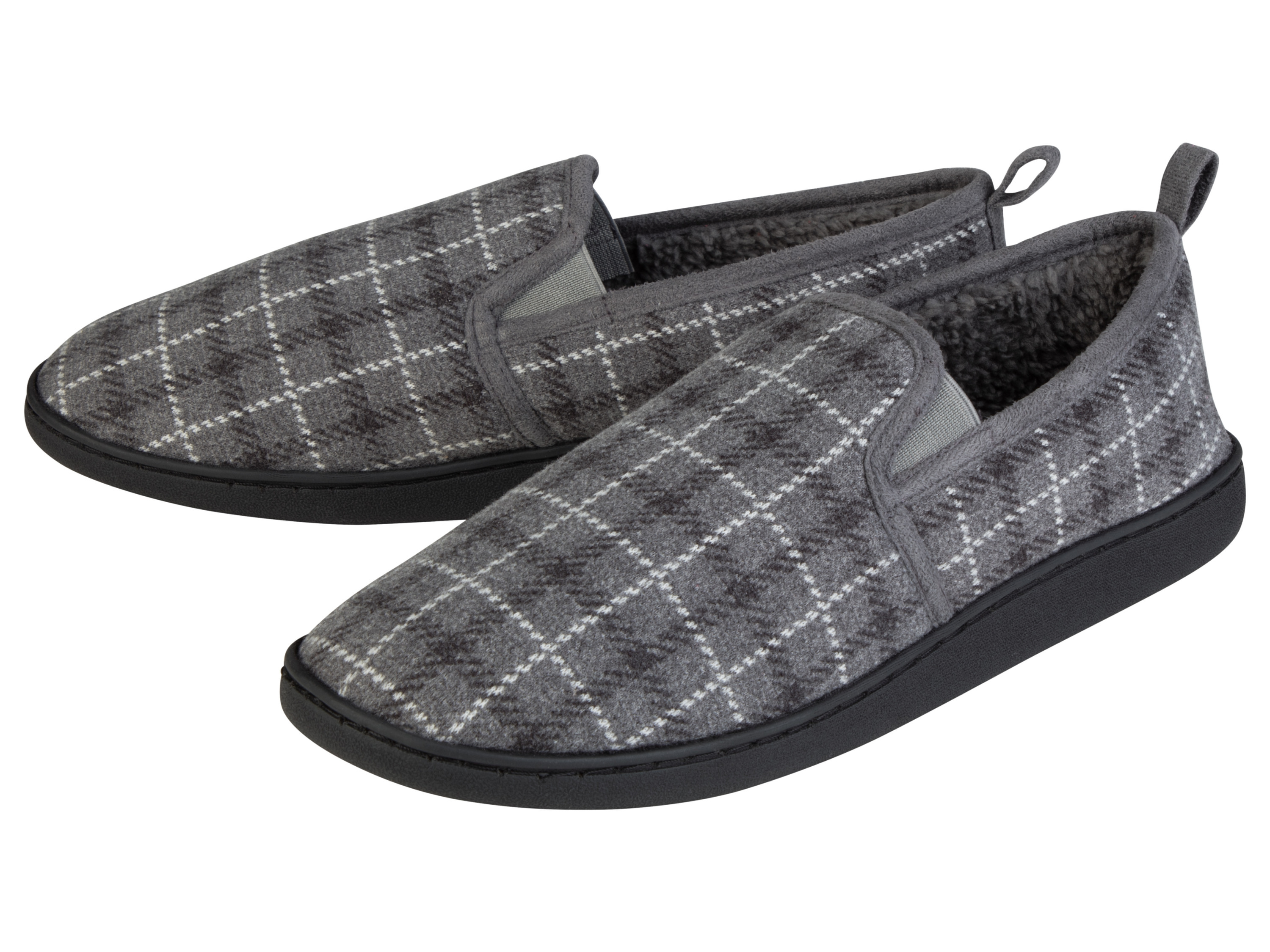 LIVERGY® Chaussons homme (gris, 41)