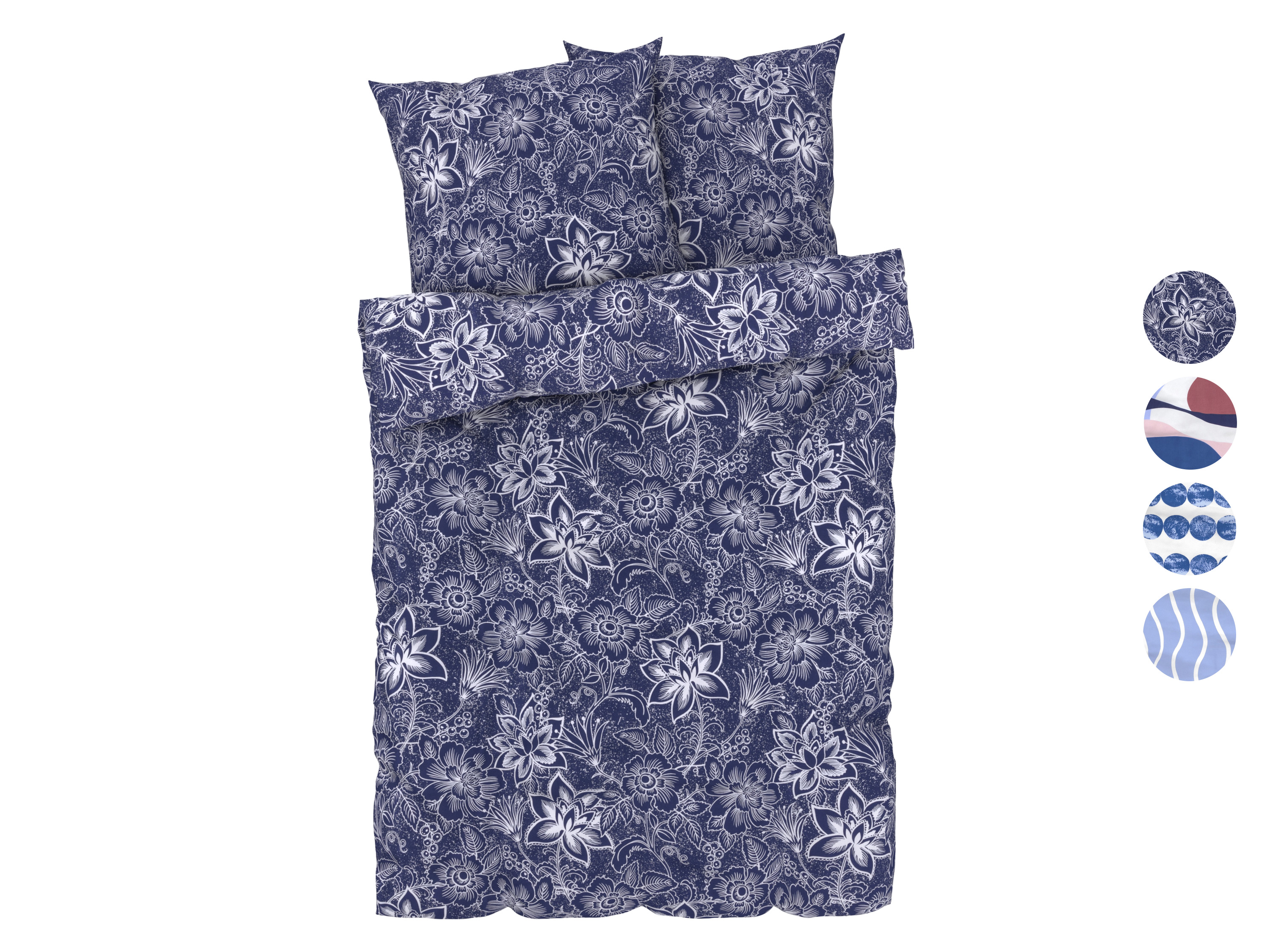 LIVARNO home Parure de lit en percale, 240 x 220 cm