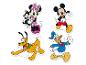 Puzzle Mickey, Minnie, Pluto et Donald.