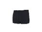 Boxer noir pour homme, avec ceinture élastique et coutures visibles.