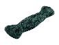 Cordage en plastique vert foncé.