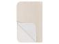 Alèses imperméables beige avec surface absorbante.