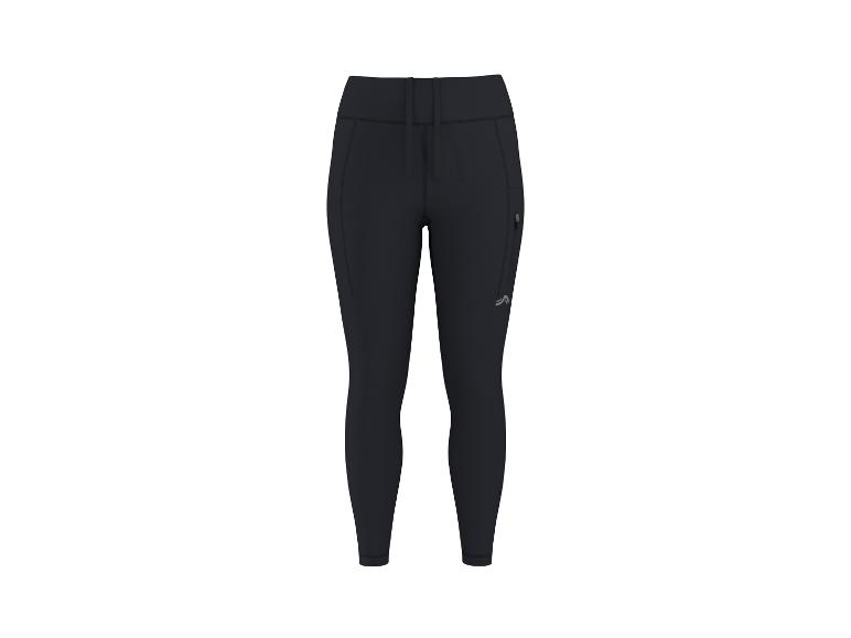 Legging de sport noir taille haute avec poche latérale zippée