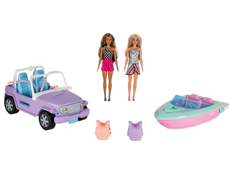 Aller en mode plein écran : Barbie Coffret bateau et jeep - Image 2