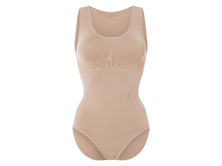 Un body beige sans couture pour femmes.