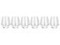 Six verres à vin ou à eau.
