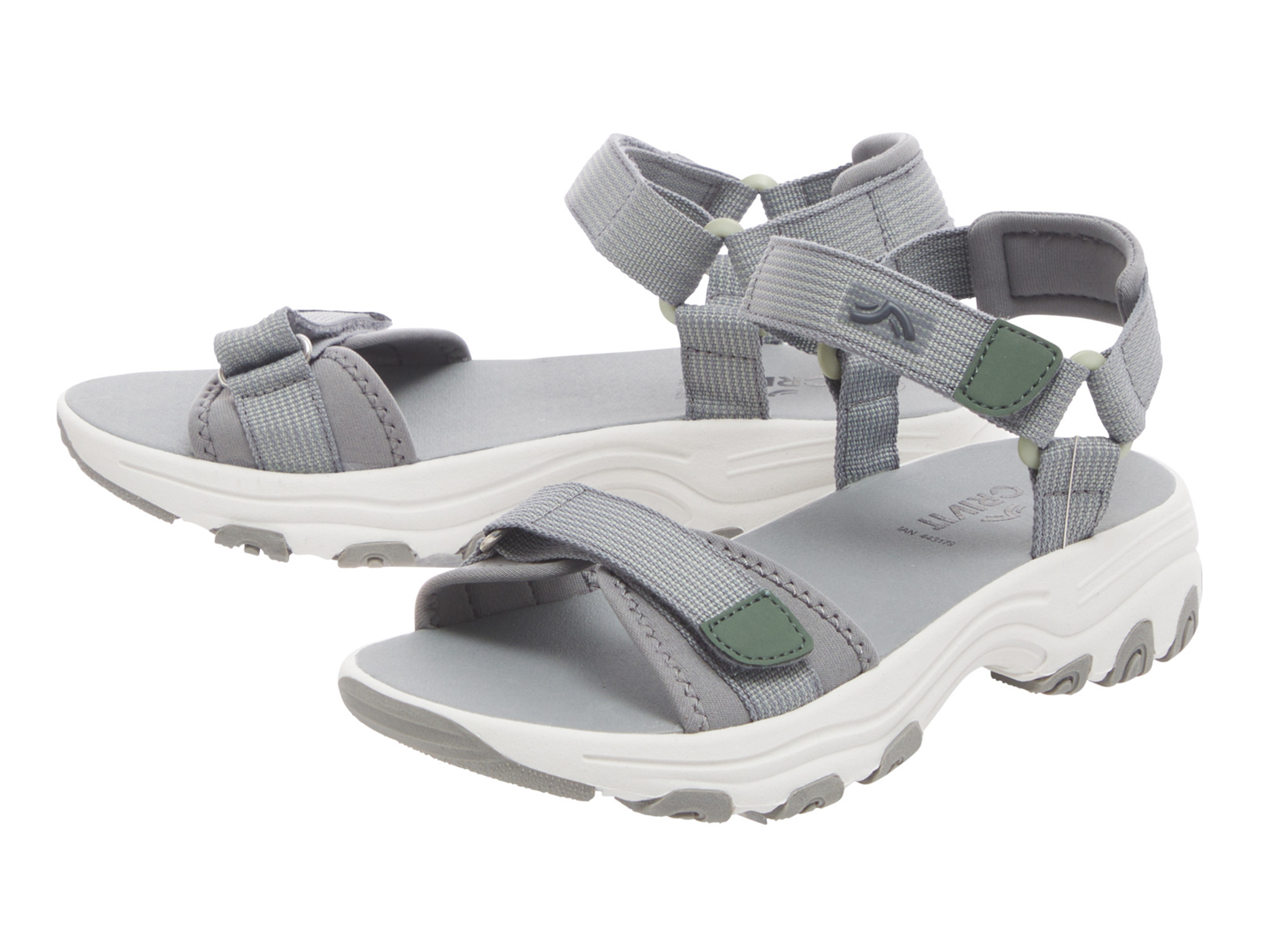 CRIVIT Sandales de trekking femme (vert/gris, 37)